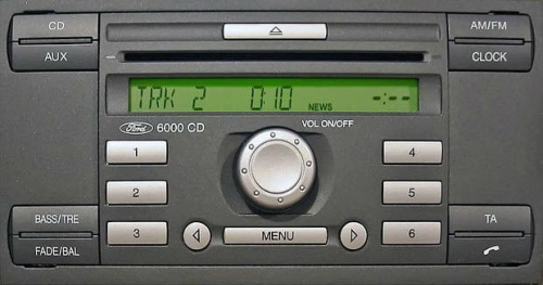 Radio Ford 6000 CD Sony SECURITY LOCKED naprawa PHU