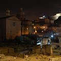 panorama Forum Romanum nocą #architektura #ForumRomanum #noc #Rzym #zabytki