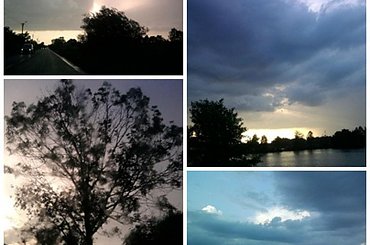 wyparawy nad jezioro #chmury #jeziora #pejzaże #widoki #woda