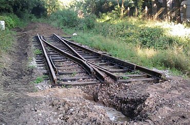 jedyna pozostałość po torach w Pogorzelicy #Gryfice #Gryficka #Kolej #Lxd2 #Nadmorska #Niechorze #Pogorzelica #Remont #Rewitalizacja #Wąskotorowa