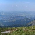 Panorama na okolice Zakopanego #Góry #Tatry #Małołączniak