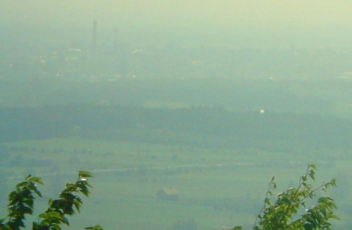 prawdopodobnie Częstochowa widziana z Góry Kamieńsk #GóraKamieńsk #Częstochowa #panorama
