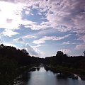 #chmury #kanał #woda #krajobraz #mazury #wakacje