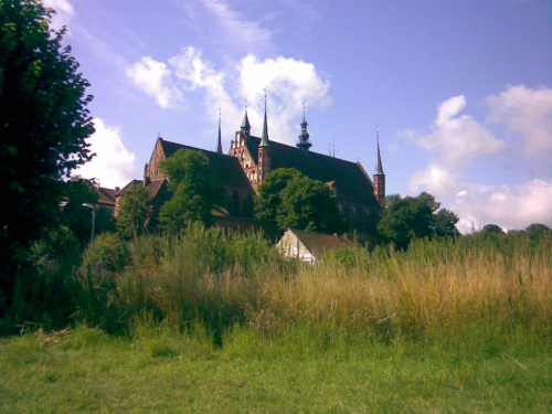 Frombork - widok na wzgórze katedralne