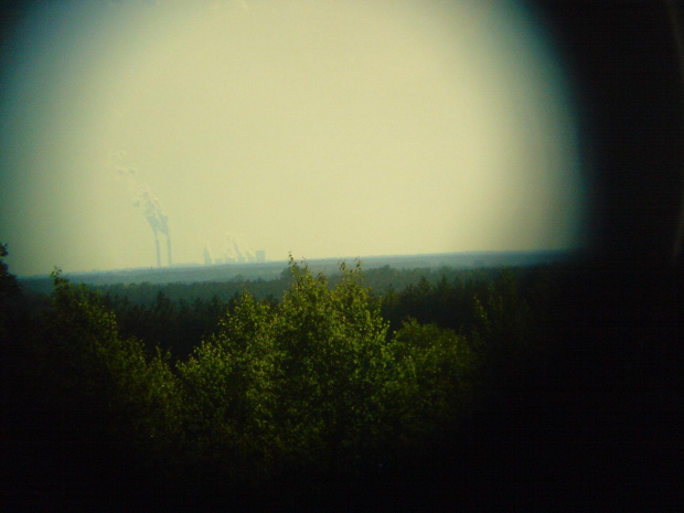 kominy EL Bełchatów z Góry Sławno - 55 km #ElektrowniaBełchatów #kominy #GóraSławno