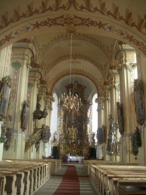 Lubawka,wnętrze kościoła pw. Wniebowzięcia Najświętszej Maryi Panny :))