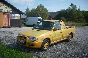 Czeski tuning Skody Felicii Pick-up #Skoda #Felicia #tuning