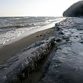 #lód #morze #plaża #woda #zima
