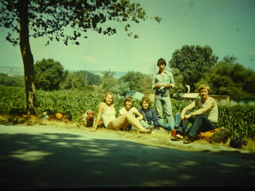Studencka włóczęga . Bulgaria camping Kranewo 1978 Przyjaciele Serek i Anka z Poniatowej. Pozdrówkoooooooooooooo.