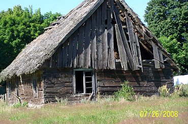 Dom w Wysokiej Zaborskiej #chata #strzecha #domek #dom #wieś #ruina