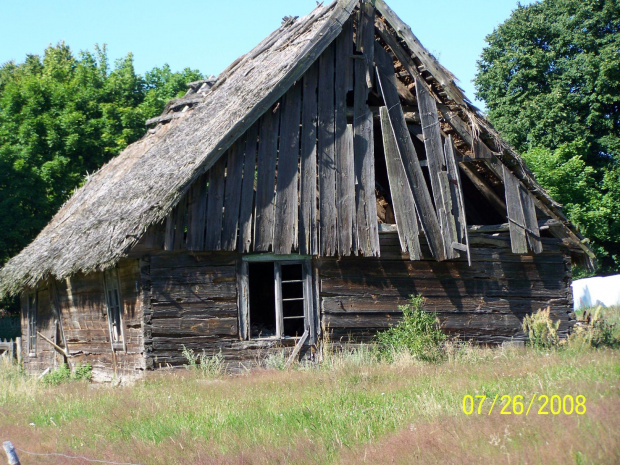 Dom w Wysokiej Zaborskiej #chata #strzecha #domek #dom #wieś #ruina