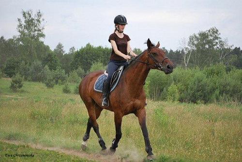 2009.06.18 Trening w Stodolach, Zosia i Ania