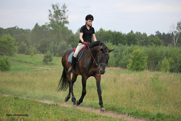 2009.06.18 Trening w Stodolach, Zosia i Ania