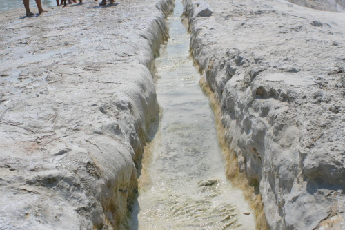 Pamukkale - tarasy wapienne, ścieżka południowa