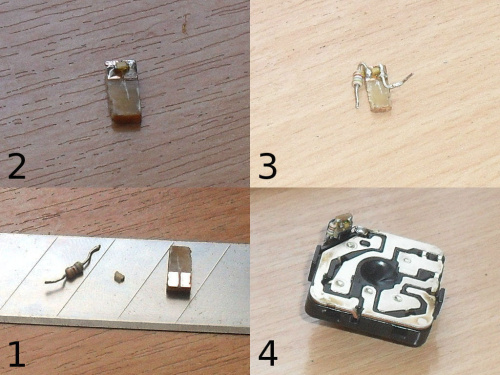 Podświetlanie przełącznika lusterek diodą LED SMD #w201 #w124 #mercedes #led #smd