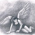 Fallen Angel #ołówek #Rysunek