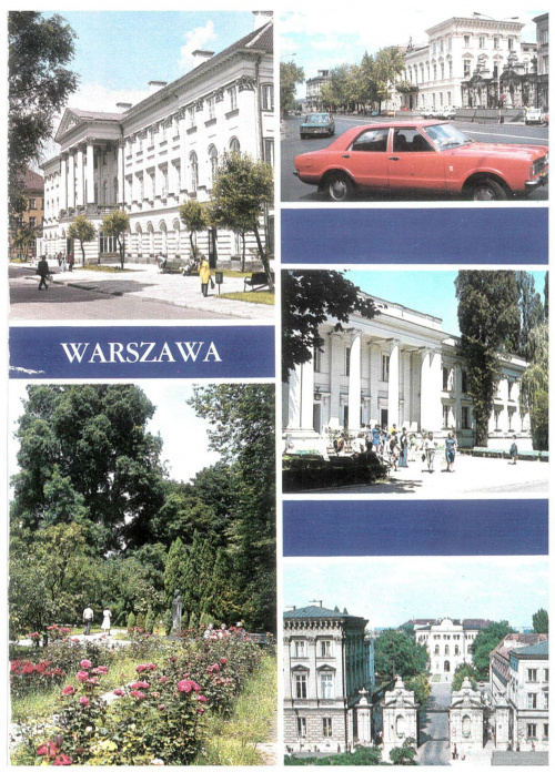 Pocztówki lata PRLu #Warszawa