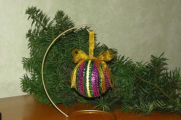 Bombki na Boże Narodzenie #bombka #cekiny #Gwiazdka #Święta