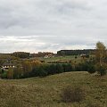 Heinrichsthal-Widok na Zagórki oraz dalsze domy na Zielonych Wzgórzach #Człuchów #Schlochau