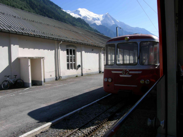 Kolejka z Chamonix do lodowca Mer de Glace