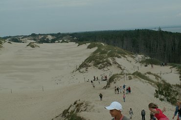 ŁEBA -- WYDMY RUCHOME #PIASEK #ŁEBA #MORZE #WYDMY #WAKACJE #LUDZIE #LAS #DRZEWA #RUCHOME #POLSKA