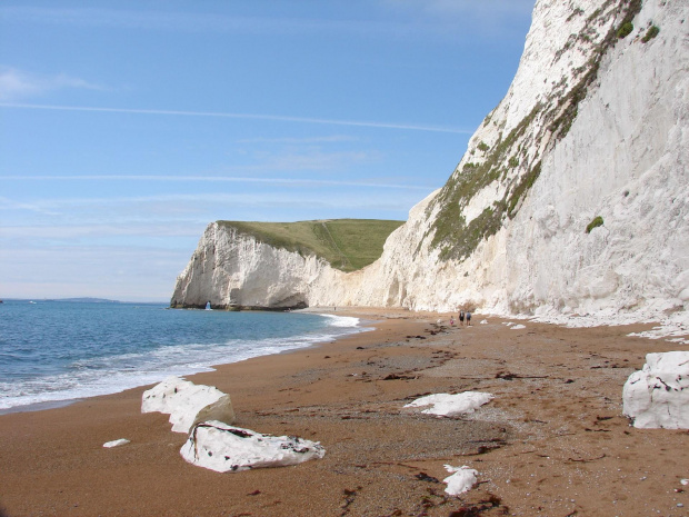 Ładnie??? #Anglia #klif #BiałeSkały #Dorset #widok #morze #plaża