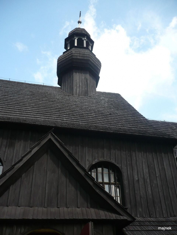 niem. Neudorf Borowa Wieś #BorowaWieś #drewniane #kościoły
