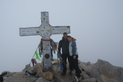 Pireneje - sierpień 2009 - Na szczycie Pico de Aneto 3404m n.p.m.