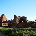 Zamek krzyżacki w Toruniu - najwcześniejszy zamek krzyżacki na ziemi chełmińskiej, (ruiny) #Toruń