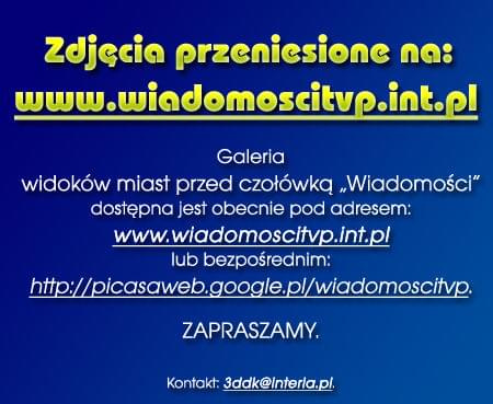 Wiadomości TVP - widoki miast przed czołówką.
Zdjęcia przeniesione na www.wiadomoscitvp.int.pl. #TVPWiadomościTVP1