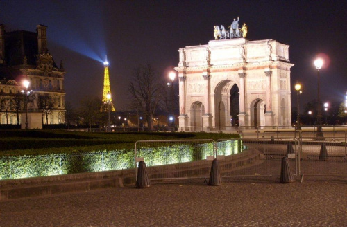 Widok z Luwru Paryż