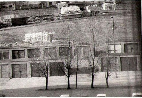Kościerzyna, osiedle przy ul. Legionów (w budowie), fragment ul Reymonta, lata 80 XX w. #Kościerzyna #Lata80XXW