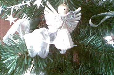 Święta 2009r #aniołek #choinka #święta