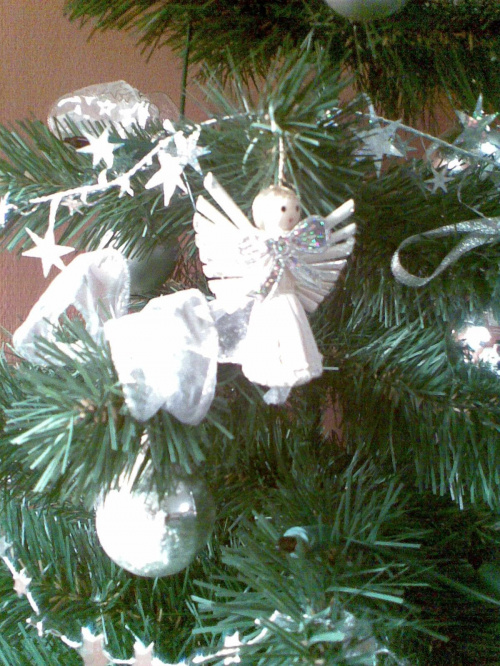 Święta 2009r #aniołek #choinka #święta