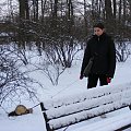 fretkowy spacer w Parku Szczytnickim #fretka #fretki #spacer #spotkanie #zima #śnieg #Wrocław