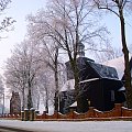 Kościół św. Piotra i Pawła w Kowalewie Opactwie #kosciol #KowalewoOpactwo #zima #foto #benq #DCC1030Eco #dzwonnica #swi #pejzaz