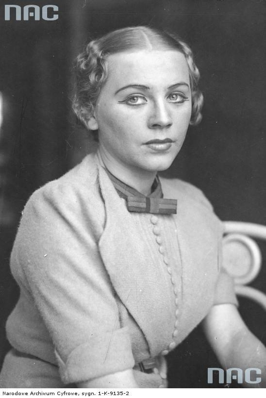 Janina Szaniawska, aktorka_1938 r.