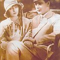 Aktorzy Maria Malicka i Zbigniew Sawan. Kadr z filmu " Dzikuska "_1928 r.