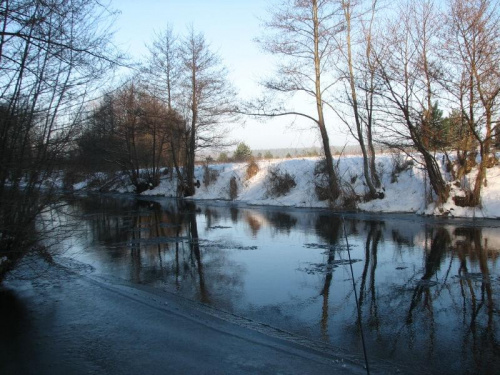 Łupawa w Smołdzinie. Luty 2010. #Krajobrazy #przyroda