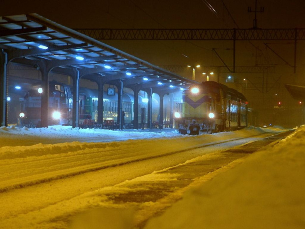 #Szczecinek #zima #pociag #kolej #infrastruktura