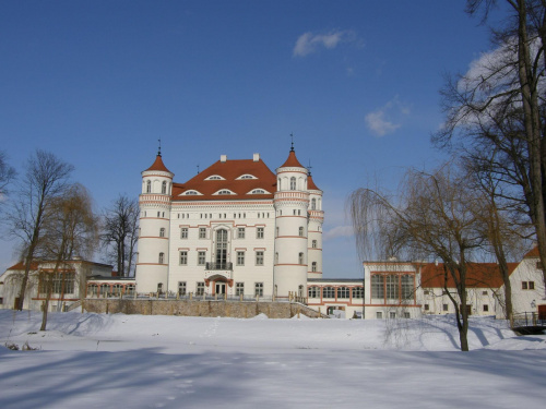 Pałac Wojanów na zimowym spacerze.. #Wojanów #zima