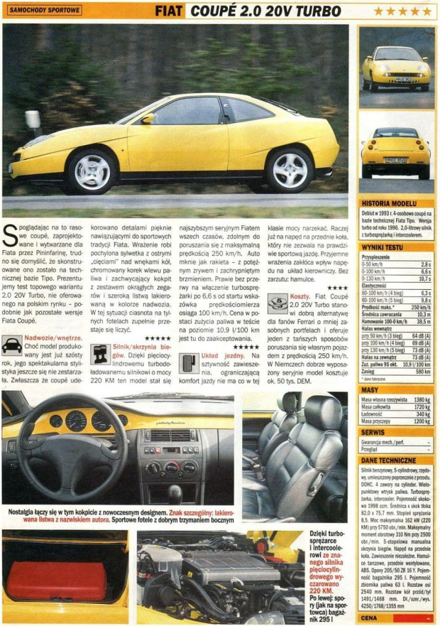 Fiat Coupe 2.0 20V Turbo #fiat #coupe #skany