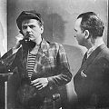 Aktorzy Eugeniusz Bodo i Jerzy Sulima - Jaszczołt, zdjęcie z filmu " Strachy "_1938 r.