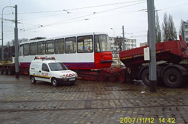 Tramwaj do Szczecina #pilot #PilotażGabaryt #schwertransport #schwerlast #sondertransport