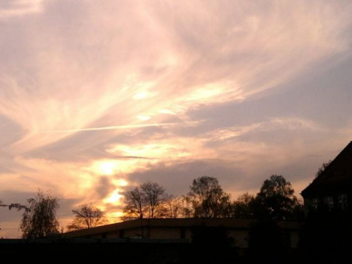 Zachód słońca 30.04.2010
