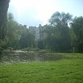 21 maj 2010 godzina 17:20, Wrocław, rzeka Oławka, wylewająca się na łąkę #RzekaOławka #Wrocław #łąka #podtopienie
