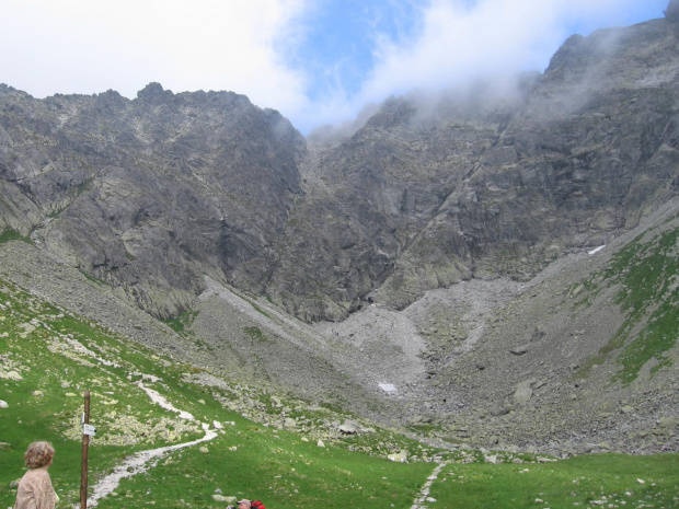 Żleb Kulczyńskiego i Rysa Zaruskiego z Koziej Dolinki #Góry #Tatry