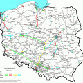 Autostrady i drogi ekspresowe 22 sierpnia 2008 #DrogiMapaAutostradyPolska