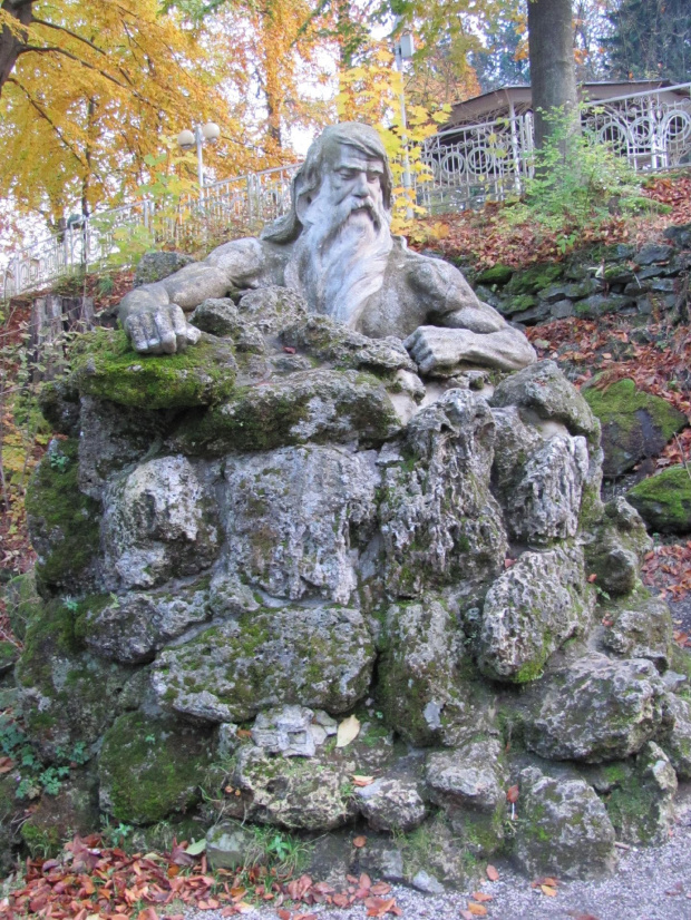 Rzeźba Karkonosza w Janskich Lazniach #czechy #JanskieLazne #karkonosz #rzeżba