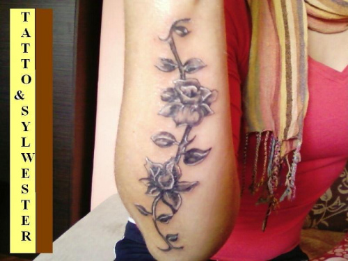 kwiaty tattoo #Tatuaz #tattoo